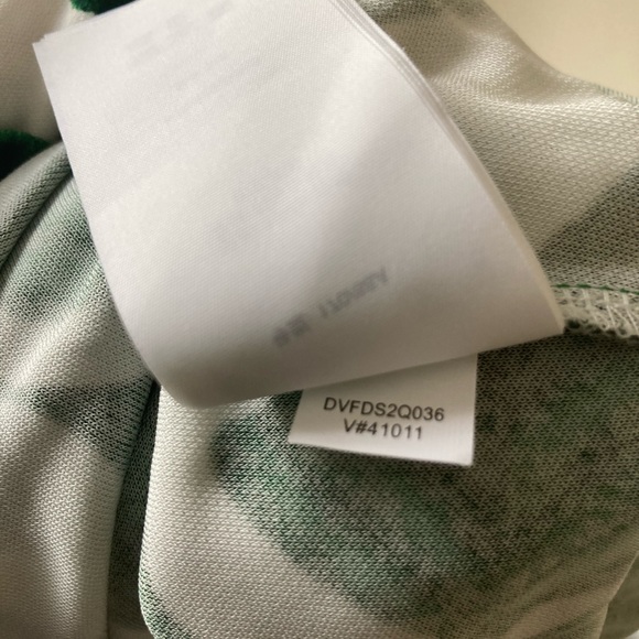 Diane Von Furstenberg Havana Printed Jersey Midi Dress Size L - Picture 13 of 13